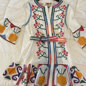 Farm rio embroidered mini dress